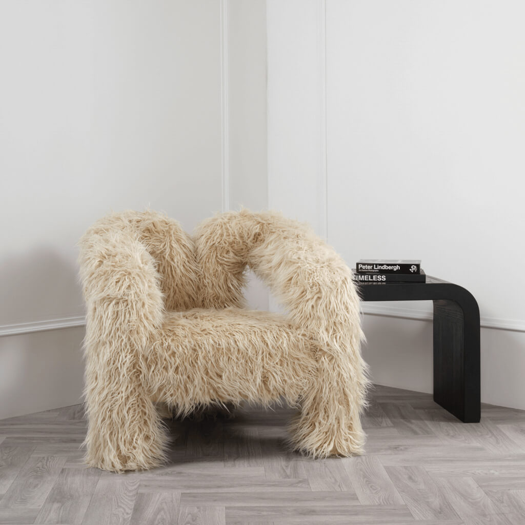 Freyja Occasional faux fur chair