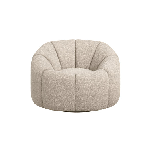 Nao Buff Boucle Swivel Chair