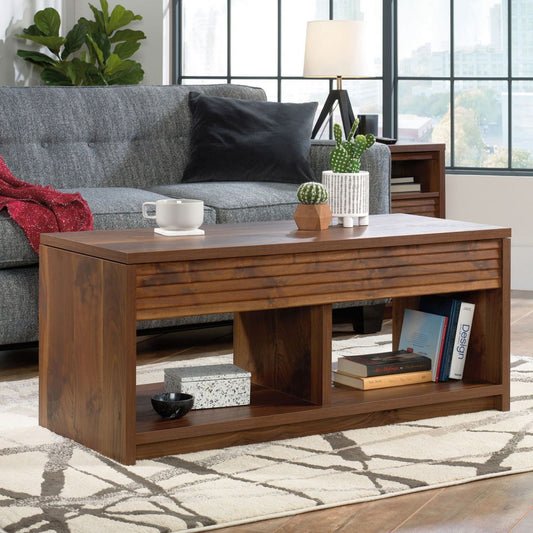 Lift up Coffee/ Work table in walnut finish