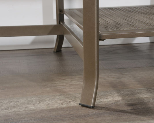 Home-Office-Schreibtisch in Champagner-Eiche-Finish