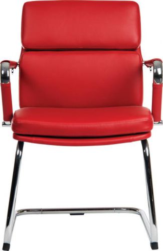 Red Retro style reception visitors chair