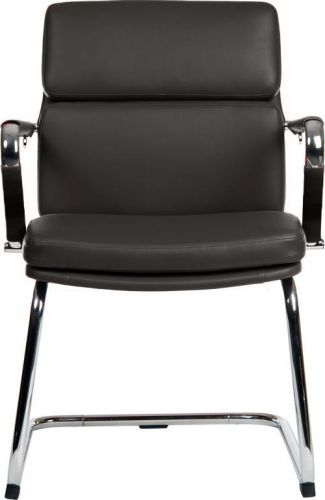 Black Retro style reception visitors chair