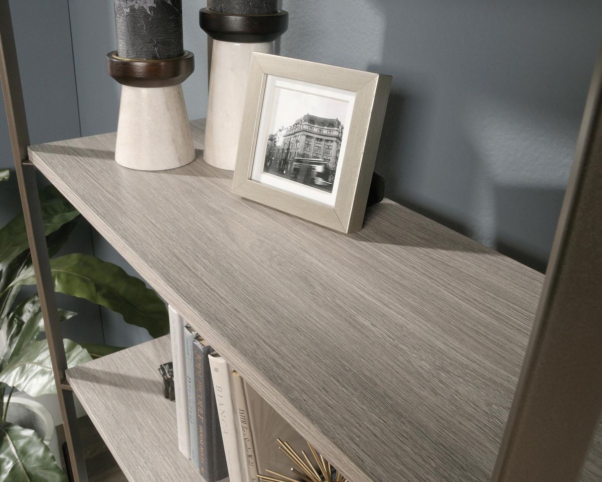 Five shelf bookcase in Oak finish