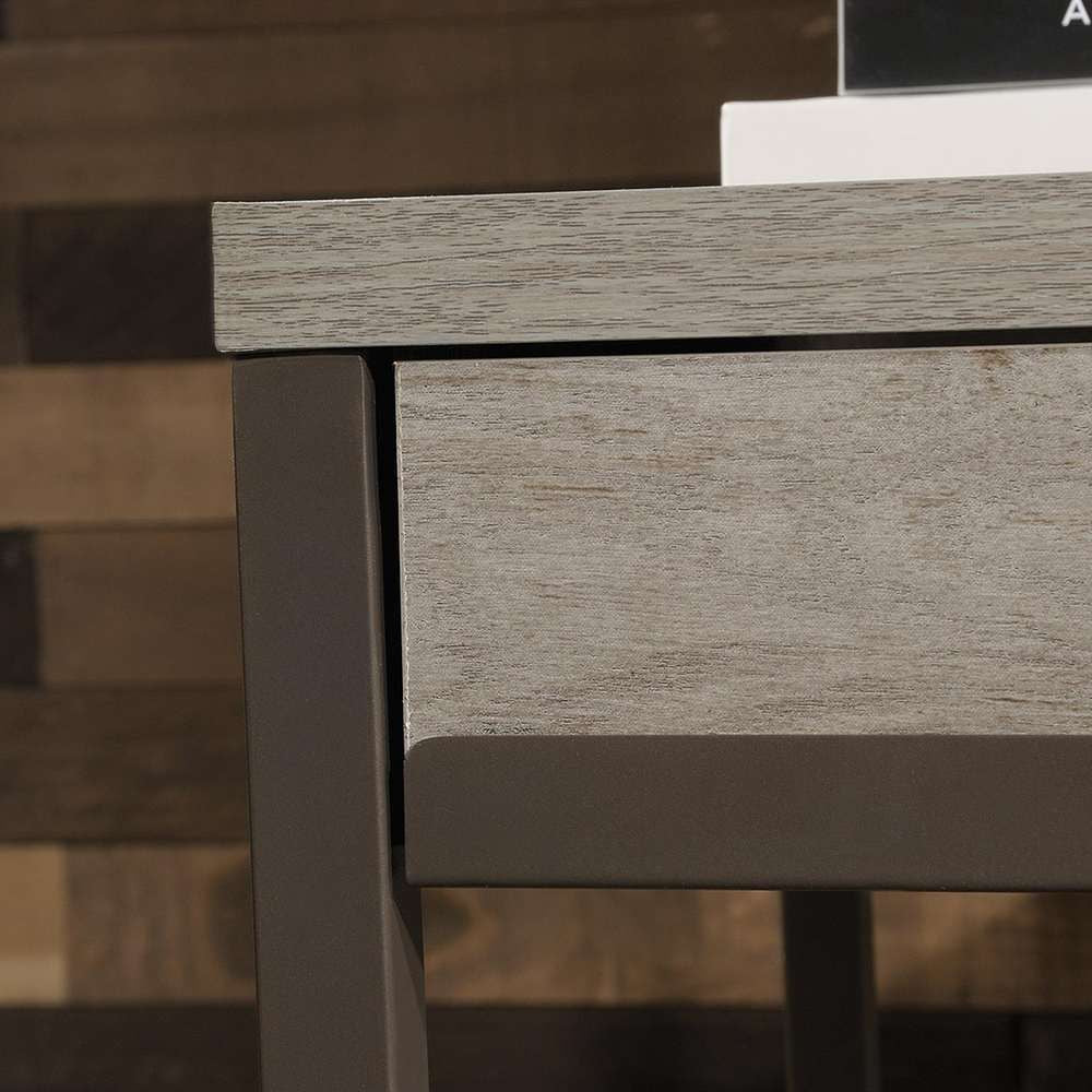 Large Home office L-shaped desk in Oak finish with Extra Storage Shelf