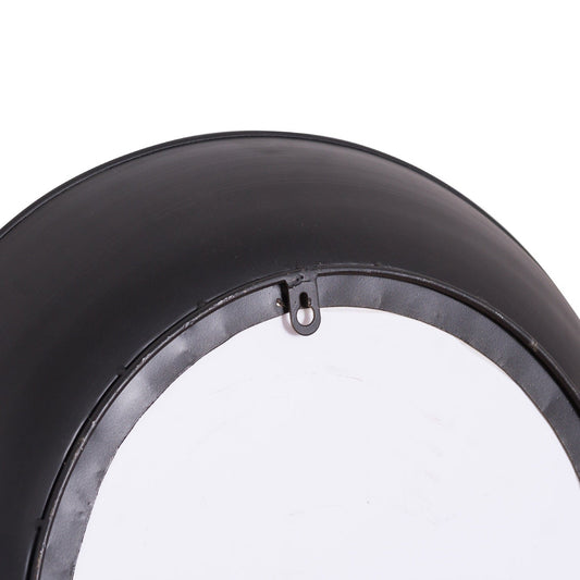 Gold Rimmed Round Mirror