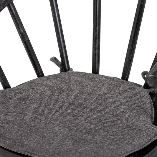 Nordic Collection Black Wooden Scandi Dining Chair