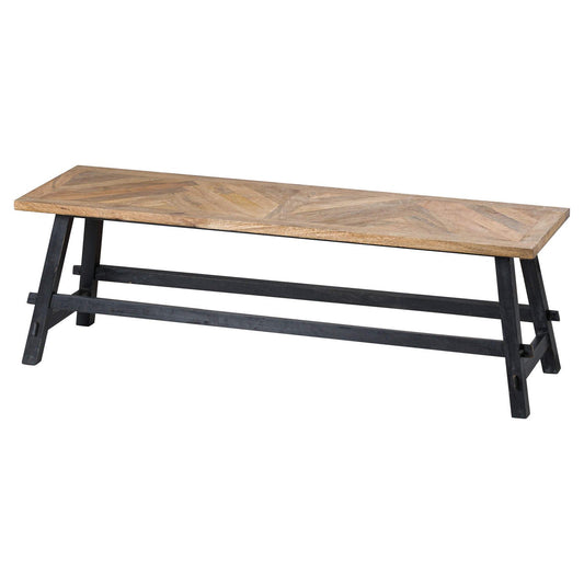 Nordic Collection Wooden Scandi Dining Table Bench