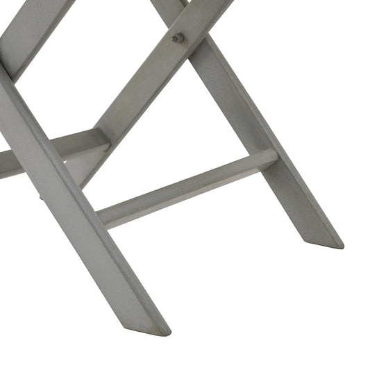 Nordic Grey Collection Butler Tray Table