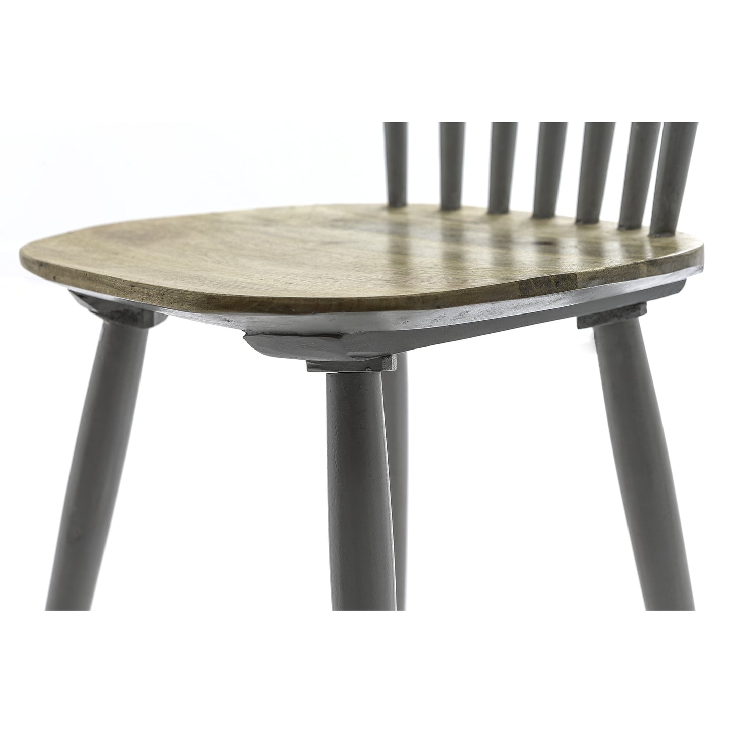 Nordic Grey Collection Wooden Scandi Dining Chair