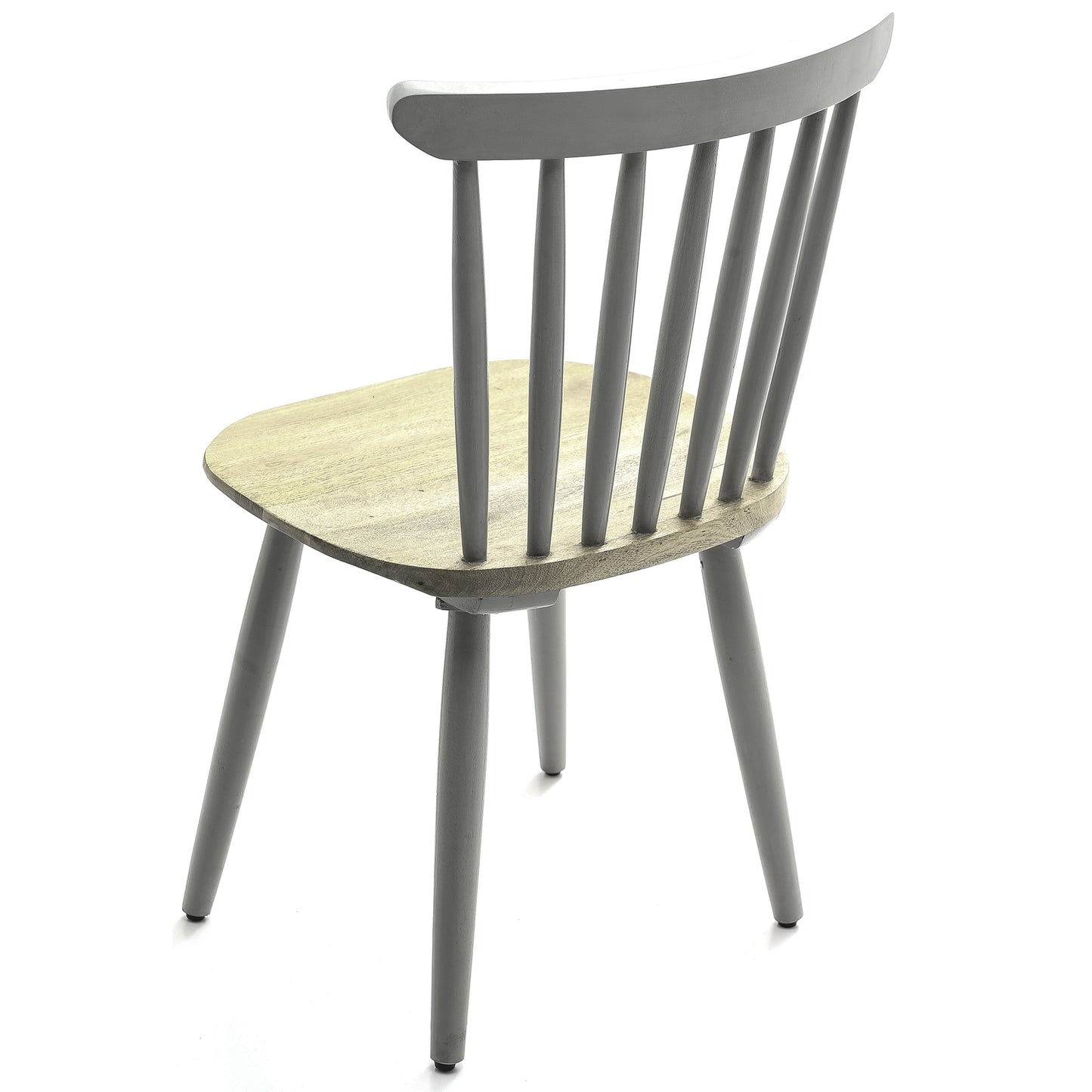 Nordic Grey Collection Wooden Scandi Dining Chair