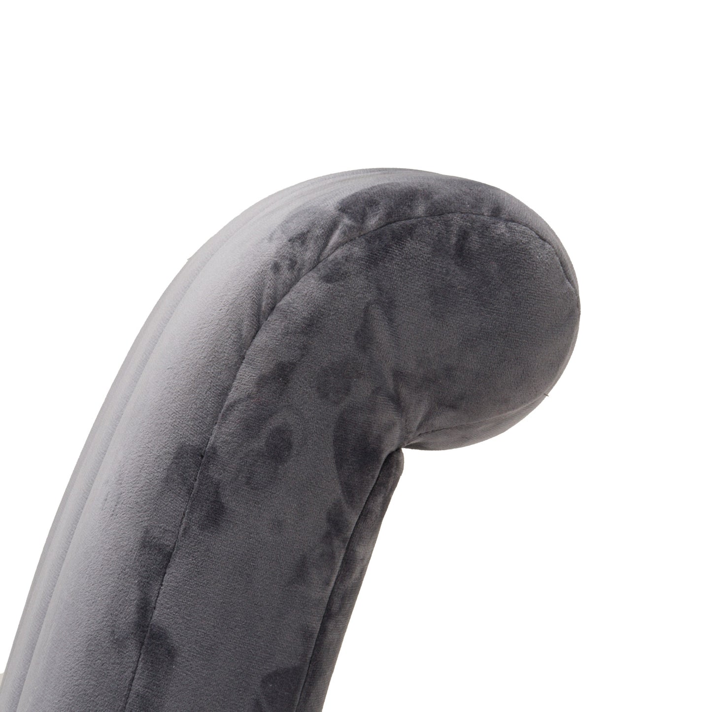 Dark Grey Velvet Dining Chair
