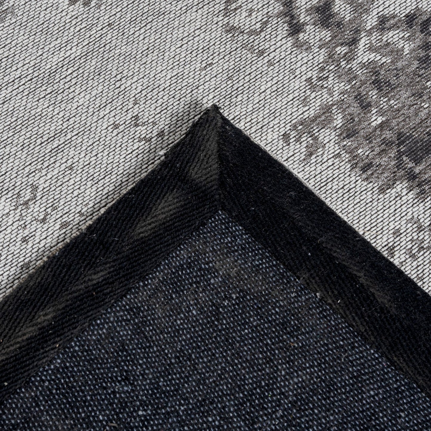 Jacquard Weave Grey Rug