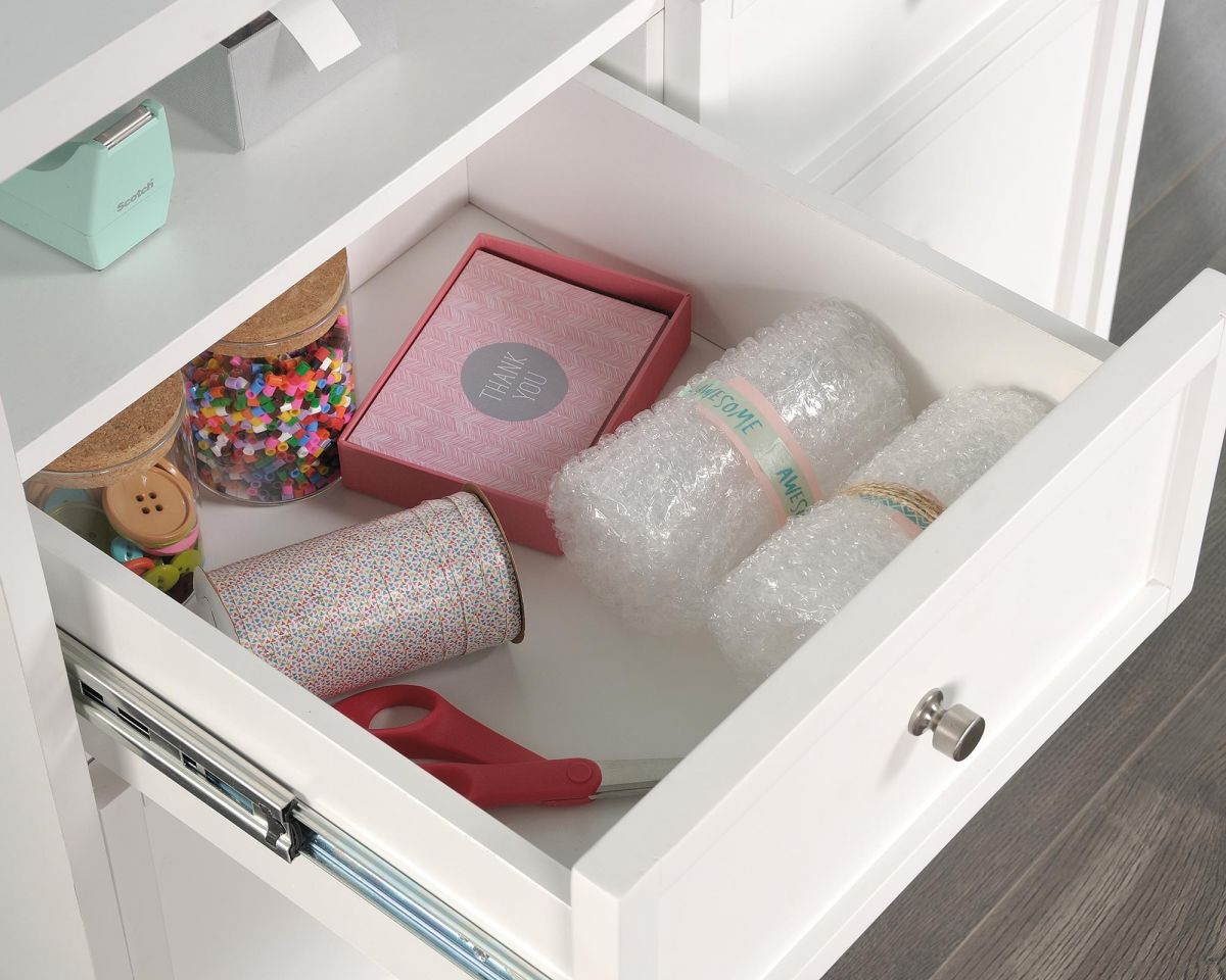 CRAFT STORAGE CABINET WHITE