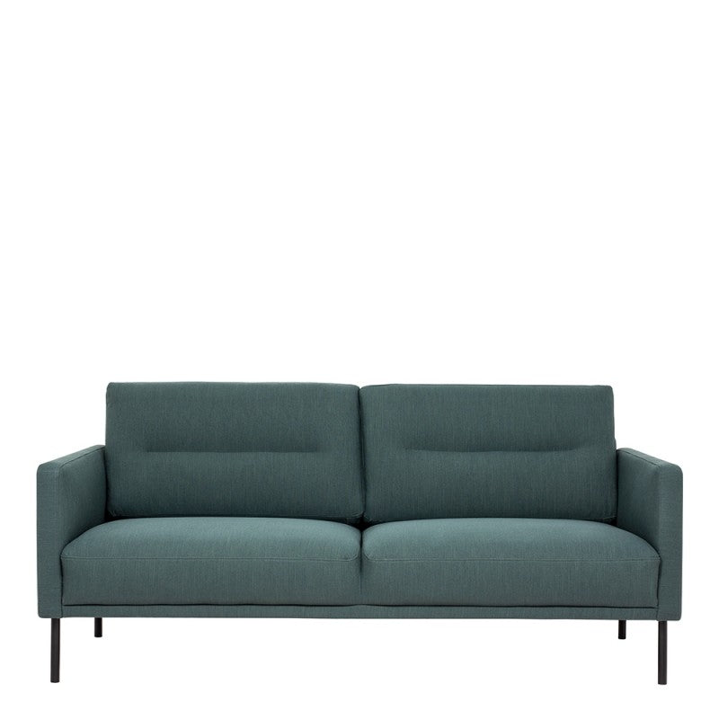 Larvik 2.5 Seater Sofa - Dark Green With Black Legs