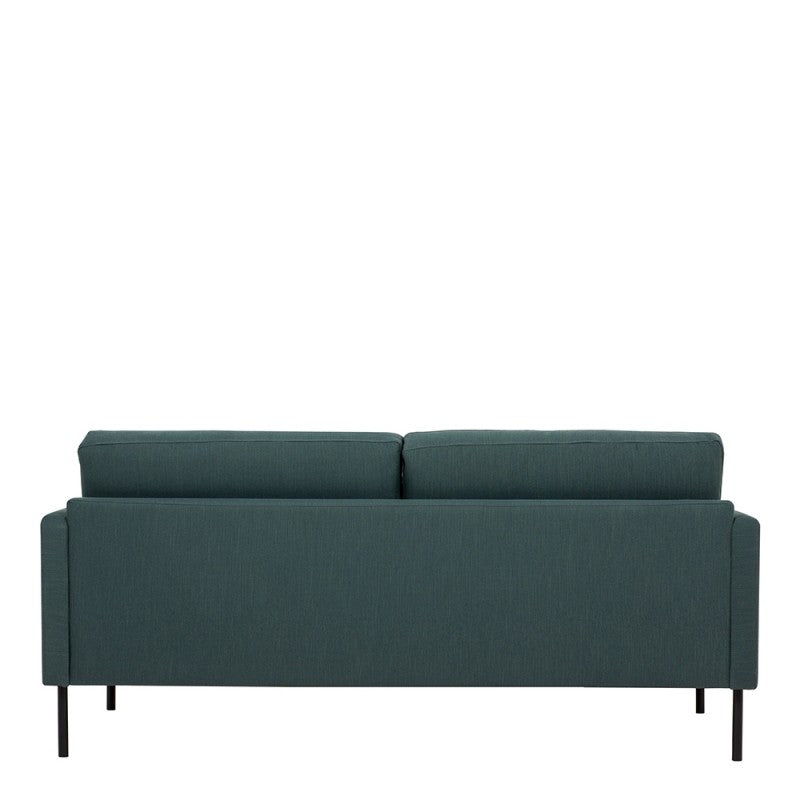 Larvik 2.5 Seater Sofa - Dark Green With Black Legs