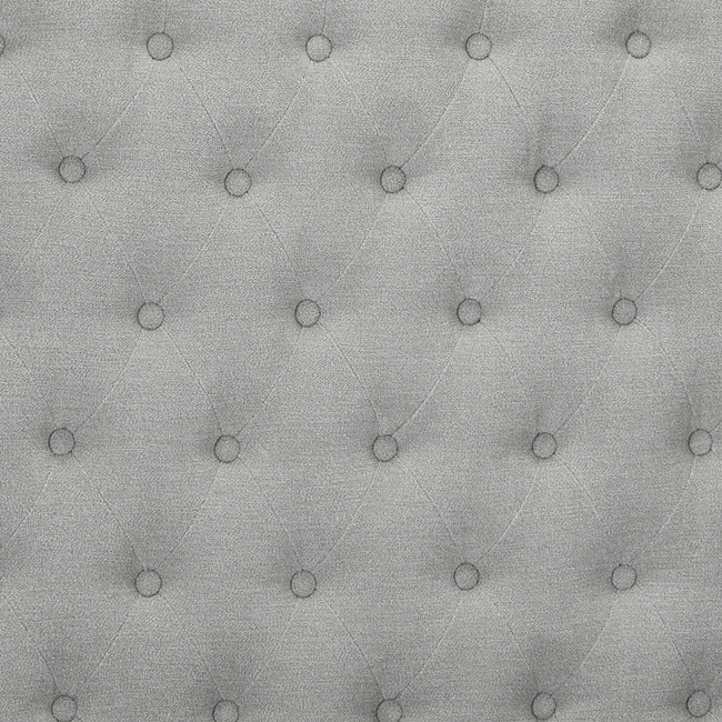 Milla Grey Velvet Buttoned Headboards Double bed