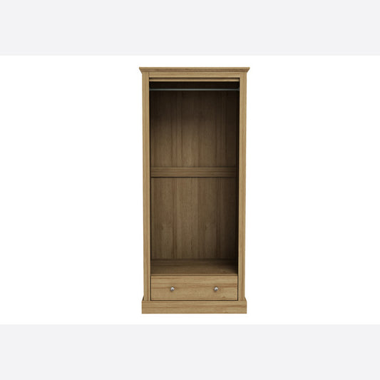 Oak Effect 2 Door Wardrobe