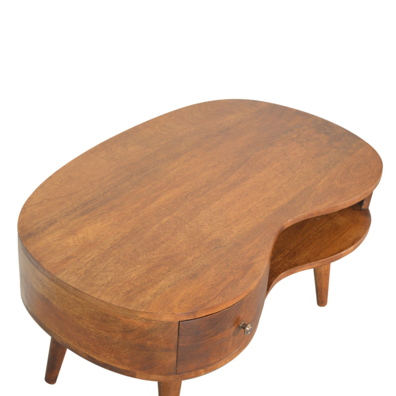 Couchtisch „Wave“ aus Kastanienholz