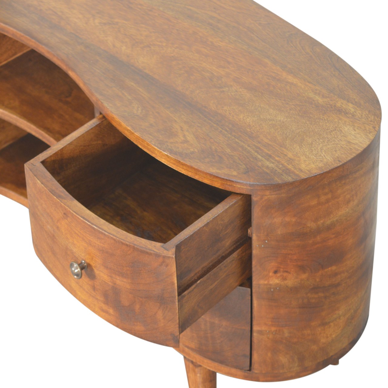 Chestnut Wave Retro Style TV Unit