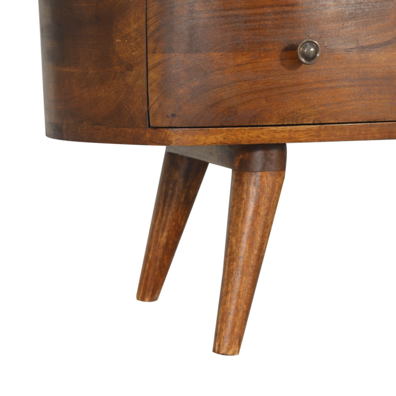 Chestnut Wave Retro Style TV Unit