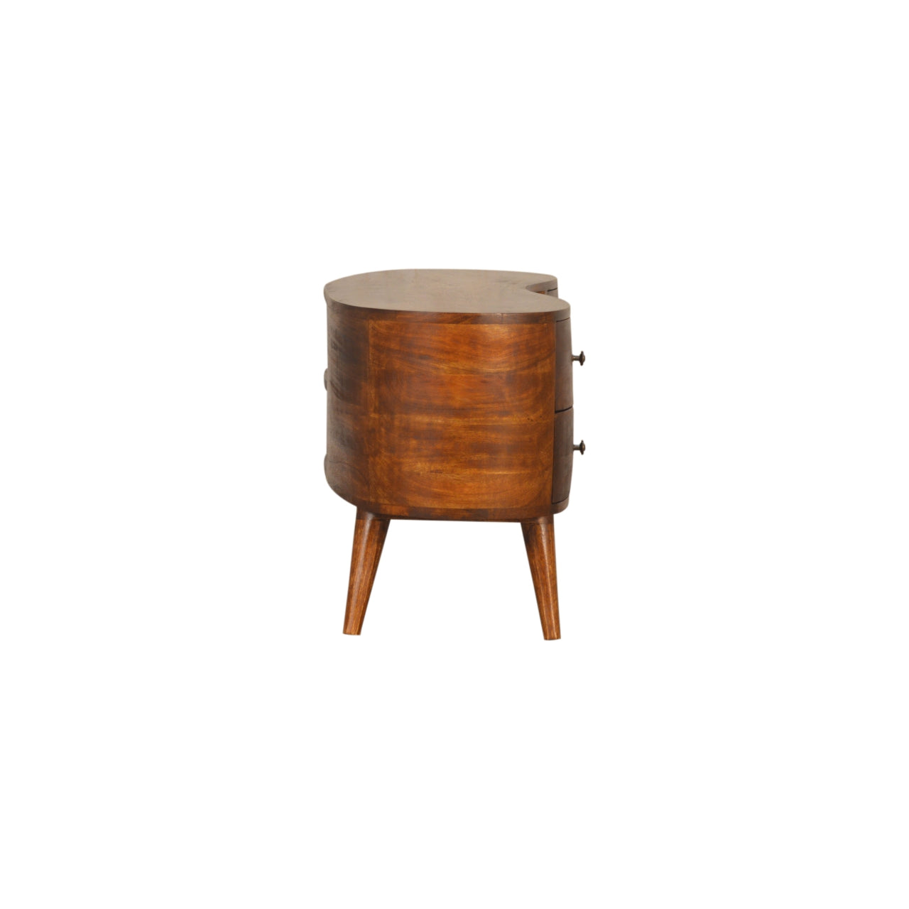 Chestnut Wave Retro Style TV Unit