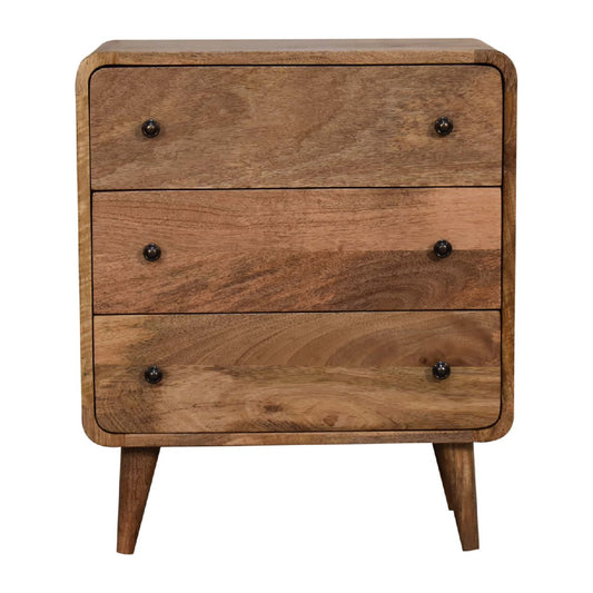 Oak chest of drawers