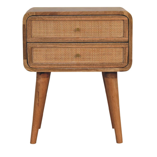 Larrisa Woven 2 Drawers Bedside table