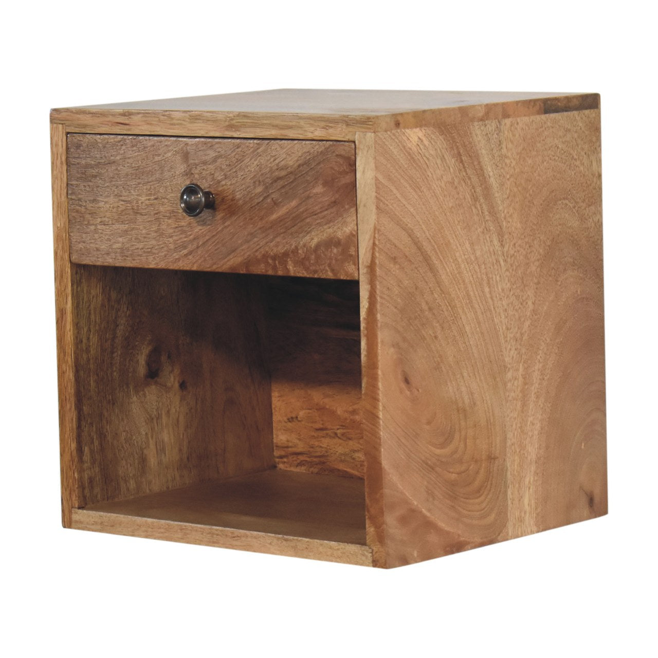 Wall Mounted Mini Classic Oak-ish Bedside