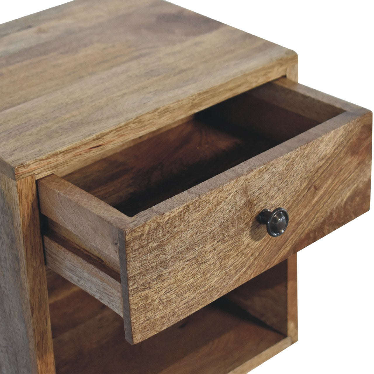 Wall Mounted Mini Classic Oak-ish Bedside