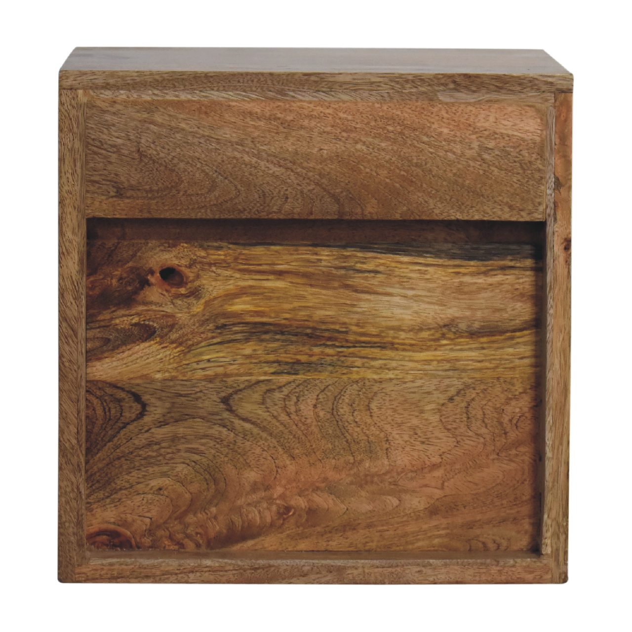 Wall Mounted Mini Classic Oak-ish Bedside