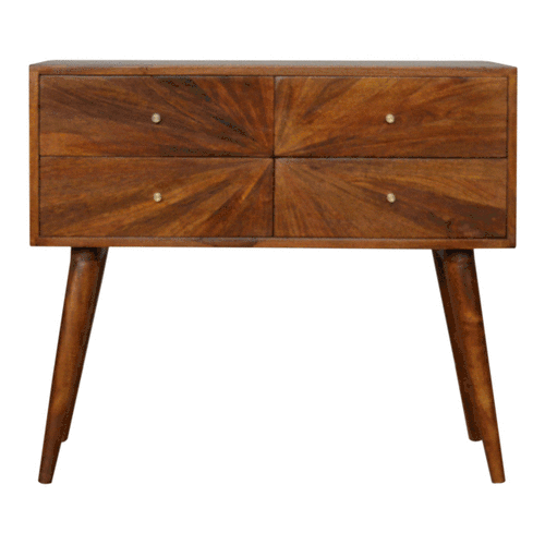 Chestnut Sunrise Console Table