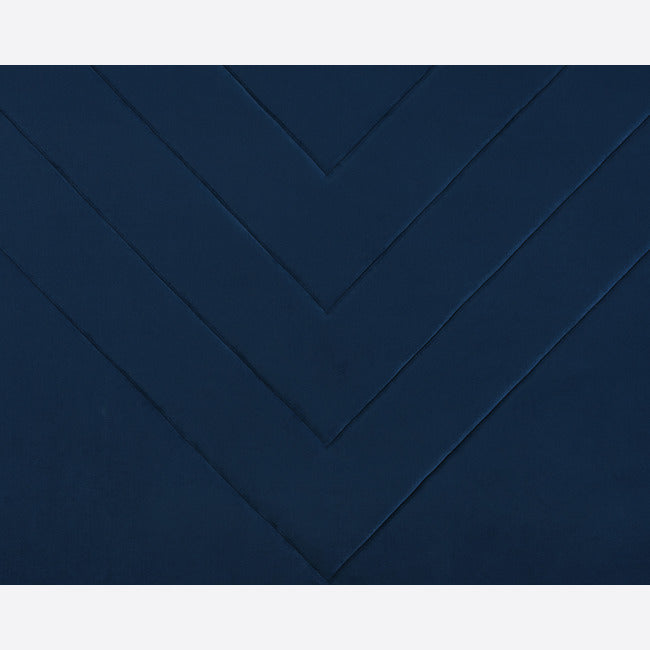 Royal Blue Velvet Double Bed