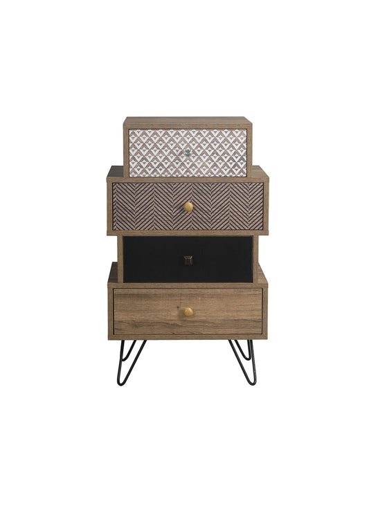 Ausgefallene Kommode im Industriestil