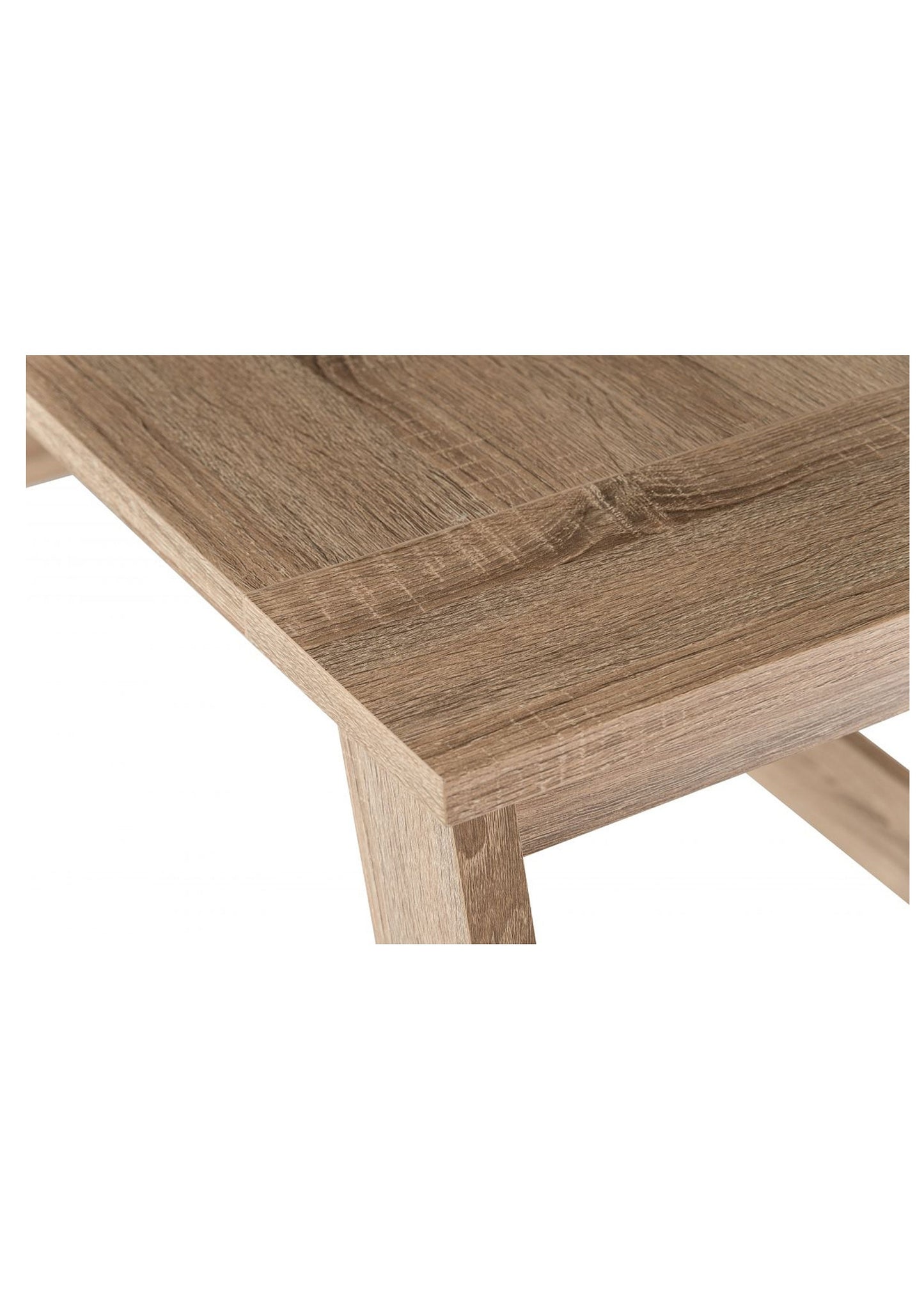 Home office Oak finish Trestle Desk