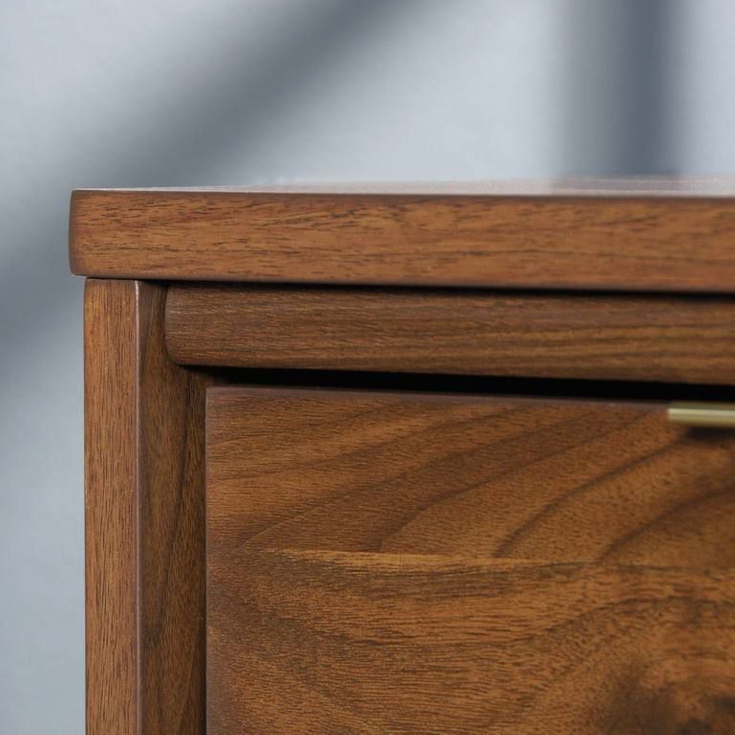 Walnut L-Shaped Desk
