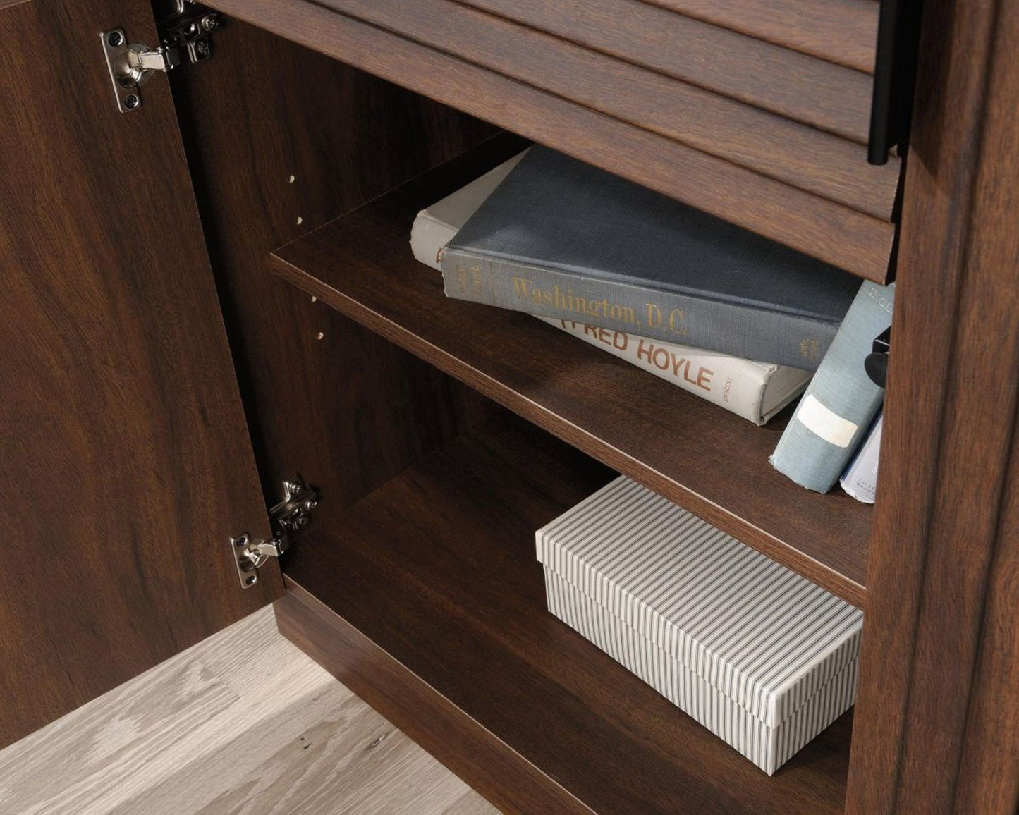 Stilvolle Büro-Anrichte/Sideboard/Schrank in S-Mahagoni-Finish