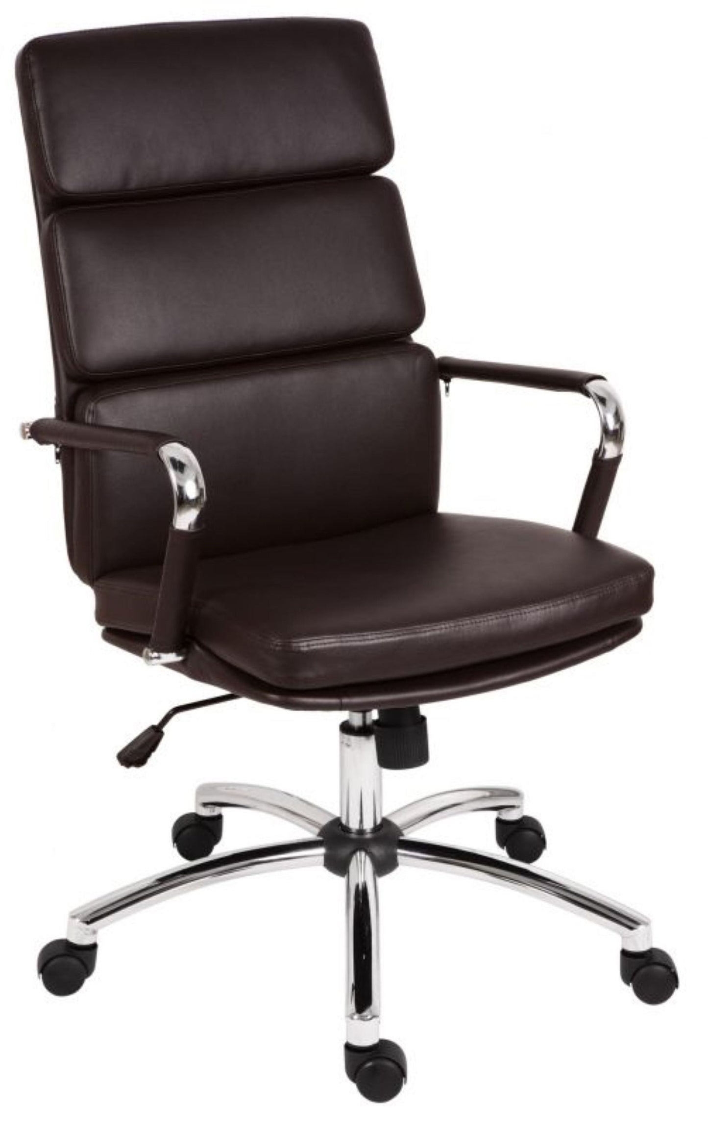 Retro style executive chair in Red, Black, White, Brown