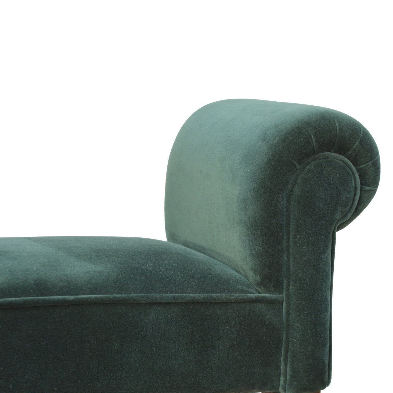 Emerald Green Velvet Bench