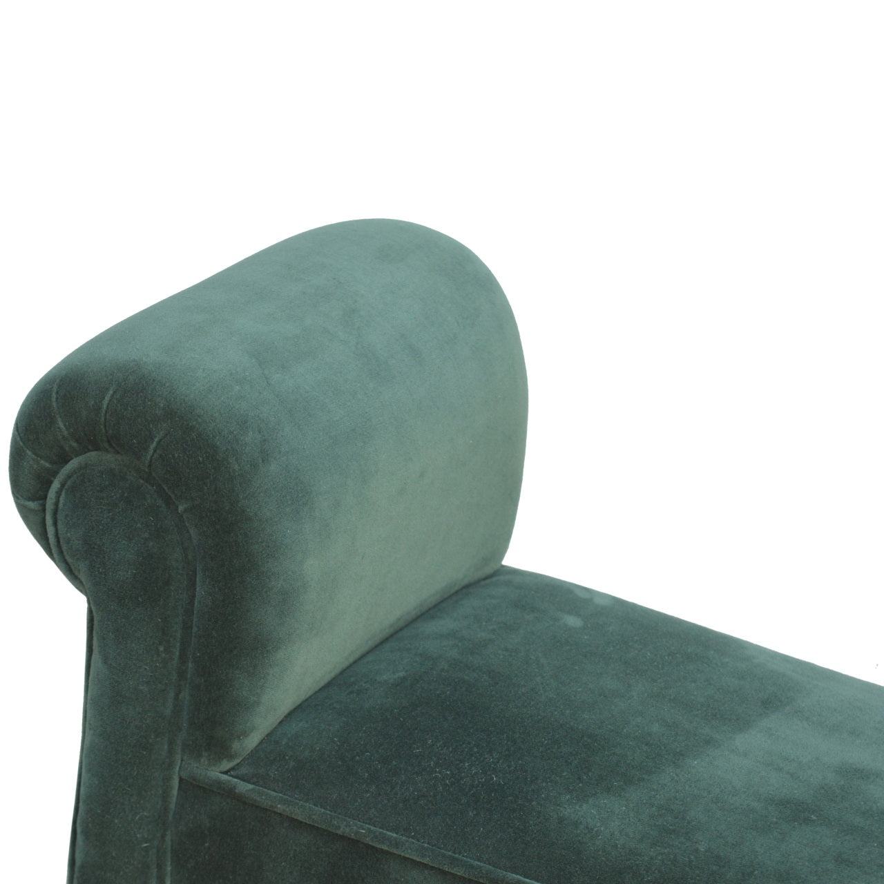 Emerald Green Velvet Bench