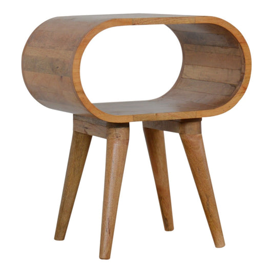 Circular Open Bedside Table