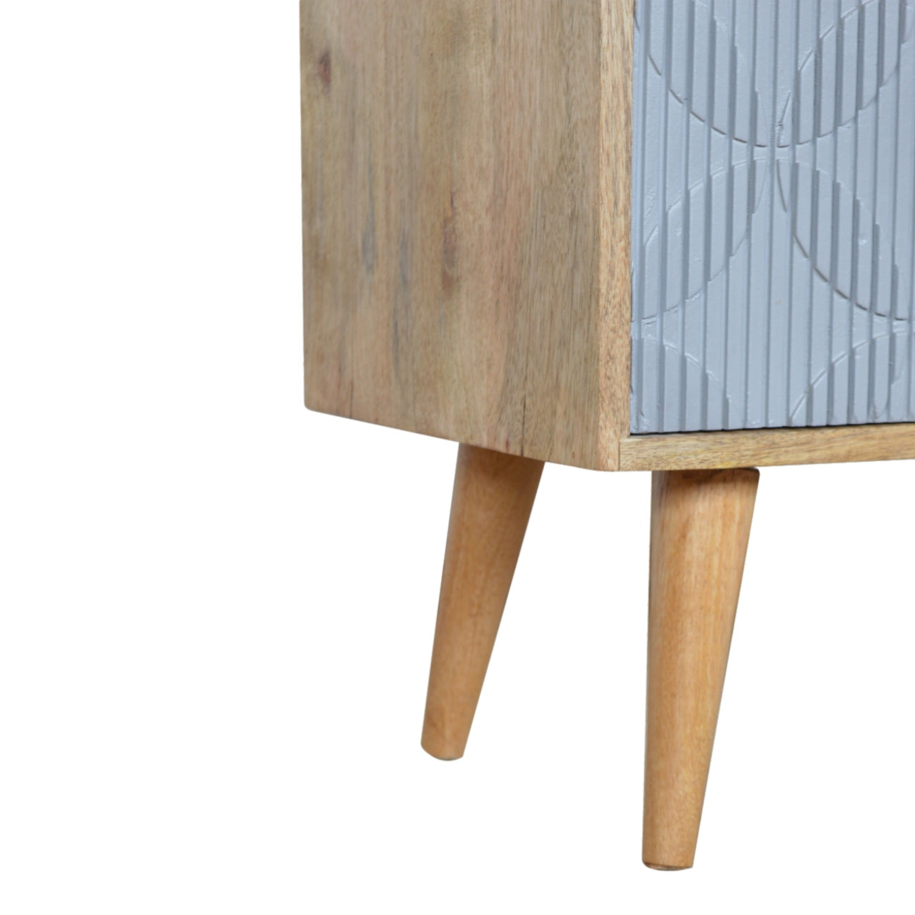 Milan Grey Patterned Cabinet