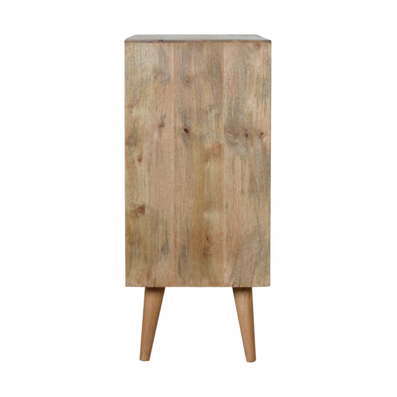 Milan Grey Patterned Cabinet