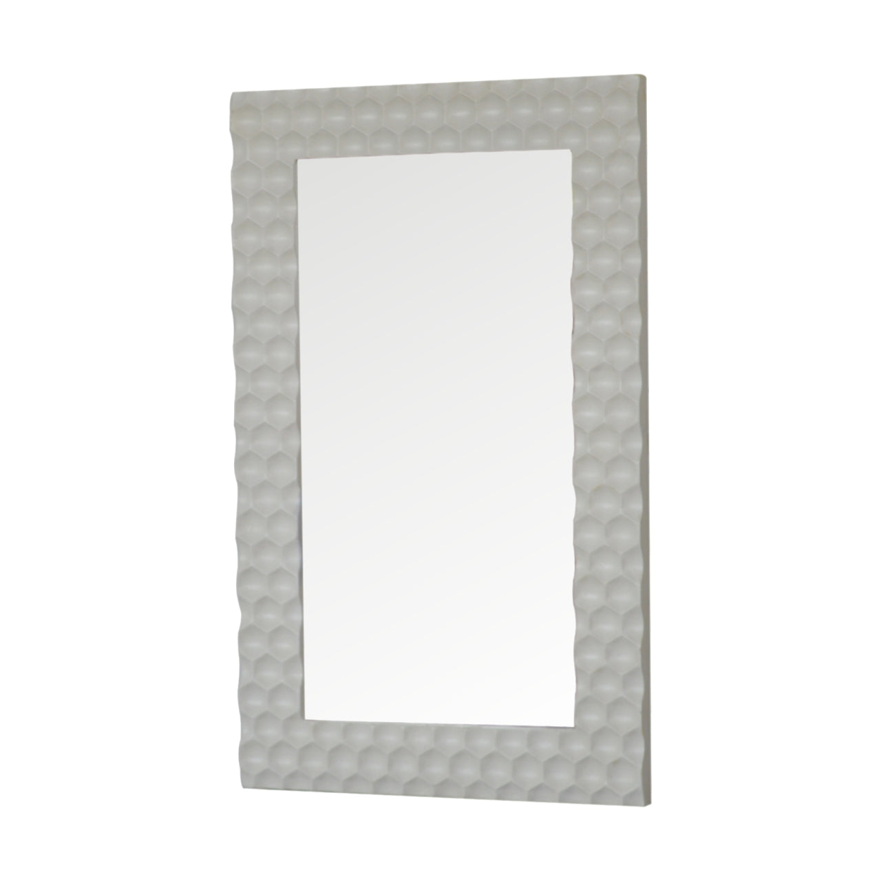 Honeycomb White Mirror