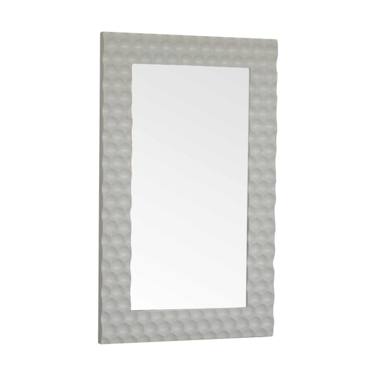 Honeycomb White Mirror