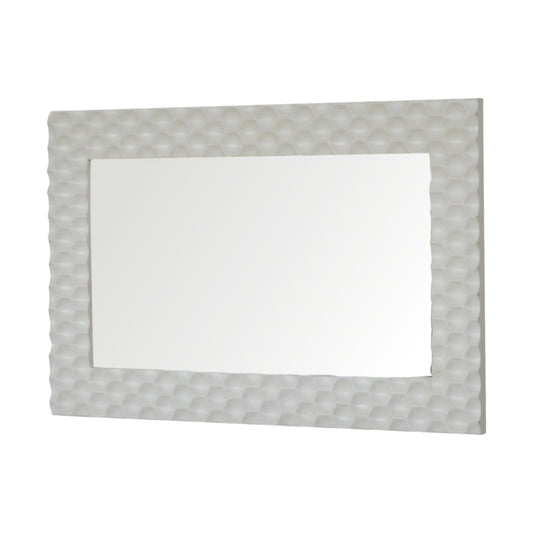 Honeycomb White Mirror