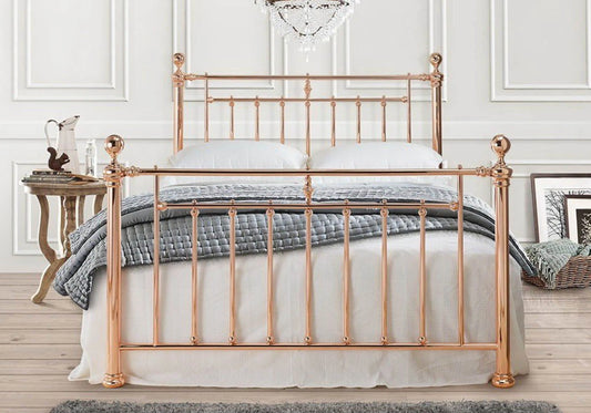 Alexander Rose Gold Kingsize Bed