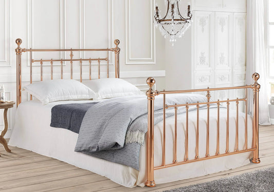 Alexander Rose Gold Kingsize Bed