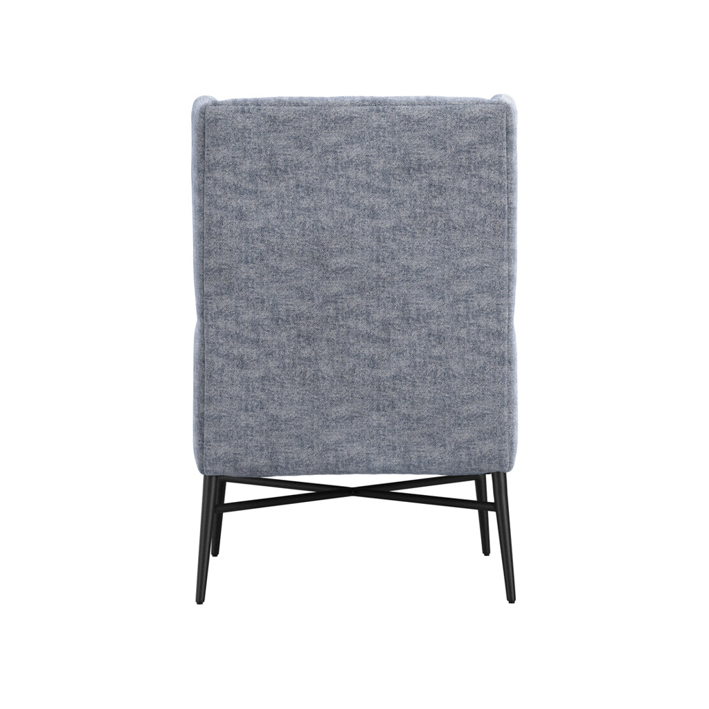 Henley Navy Herringbone Chairv