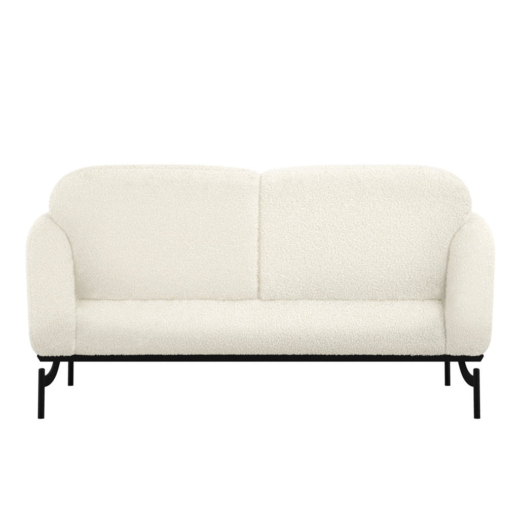 ivory boucle sofa
