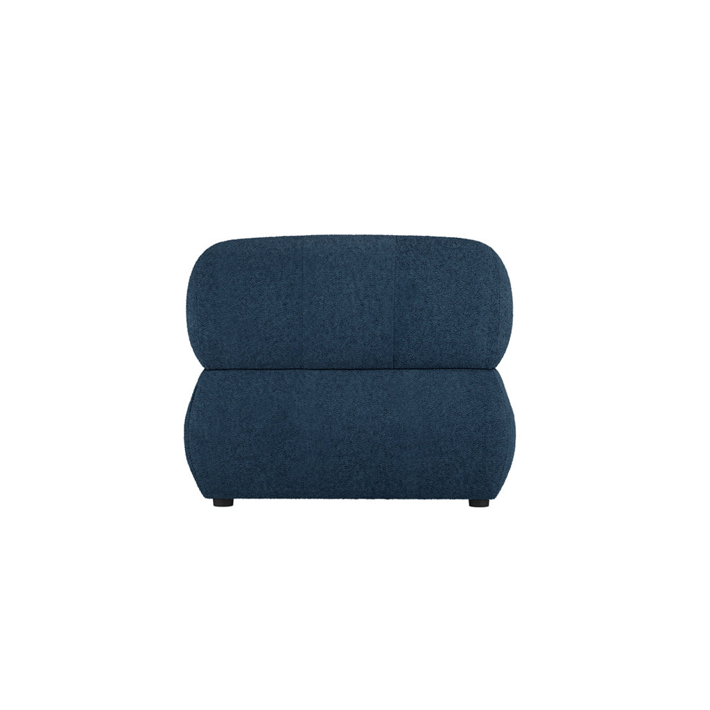 Reese accent boucle blue chair